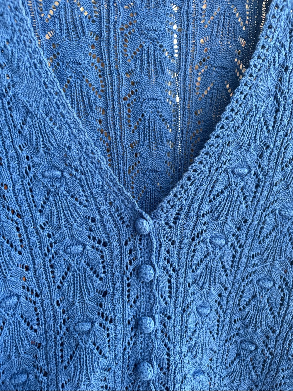 Sezane Electric Blue Cybele Jumper - Picture 5 of 7